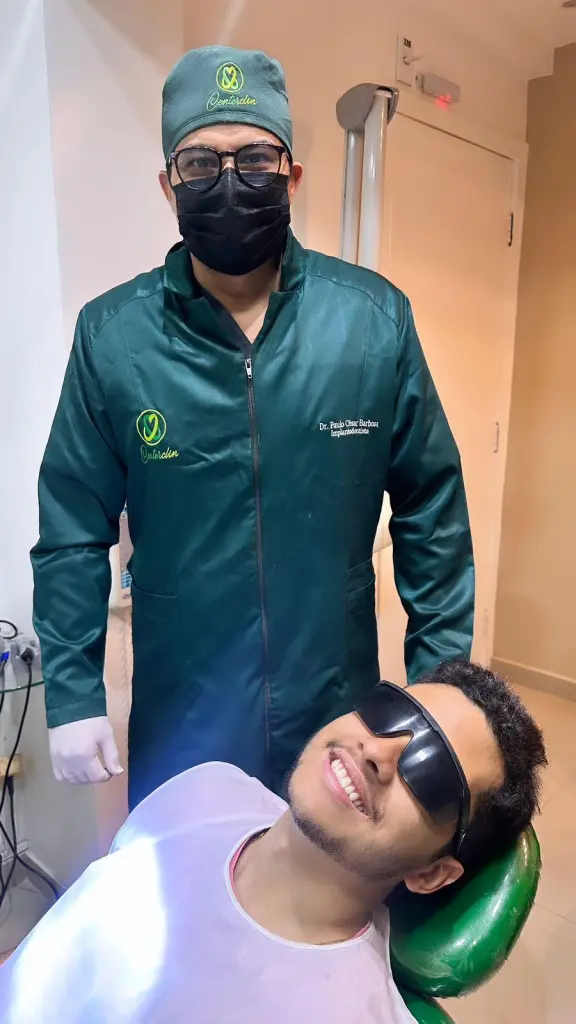 Paciente em tratamento odontológico